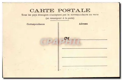 Wieża Trèves-Cuneault (M-et-L.) — widok wieży średniowiecznej — Fr. Voeleker, fot., Saumur, dep. 4 — Rewers
