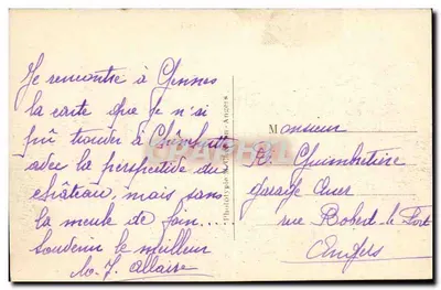 Chenehutte-les-Tuffeaux — uitzicht op het dorp over de Loire — L. V. fot. — Achterkant