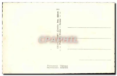 Zamek i miasto oświetlone — widok nocny — Editions Imp. Macon — Rewers