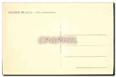Saumur (M.-et-L.) — Widok panoramiczny — Cim — Rewers