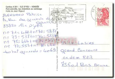 Port-Joinville – The trawlers in drydock — Jean Rigaud — Back