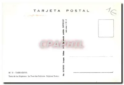 Wieża Scipionów — Tarragone — Foto Raymond — Rewers