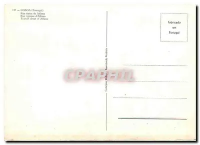 Typowa ulica Alfama — Lizbona — nr 157 — Rewers