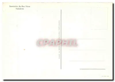 Seminário da Boa Nova — Valadares — Edição da Sociedade Histórica Portuguesa — Verso