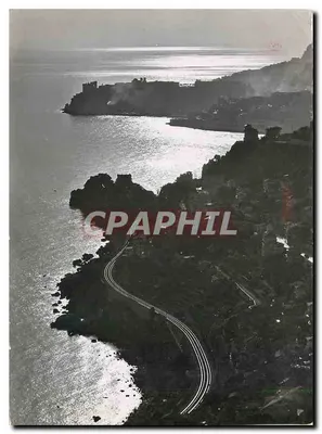 Roquebrune-Cap-Martin — Contraluz: o Rocher de Monaco — Éditions S.E.P.T. - 2ª Redução Francesa