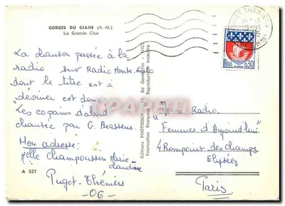 Gorges del Cians — La Grande Clue — Foto Duly — Verso