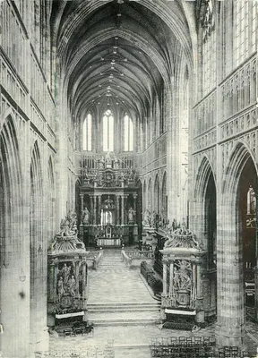 St-Hubert — Basílica — Interior — Estilo gótico — editor Thill