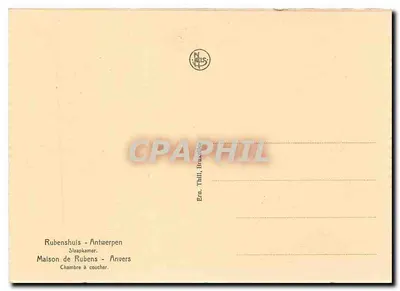 Sypialnia — Rubenshuis — Antwerppia — Rewers