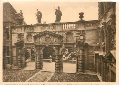 Porta da Maison de Rubens em Anvers — editor Ern. Thill, Bruxelas