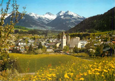 Kitzbühel — vista sobre as Alpes tirolenses — COSY, n° 9007