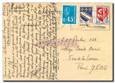 Les Apres — Biou (Alpes-Maritimes) — Jean Vincent — Paris — Verso