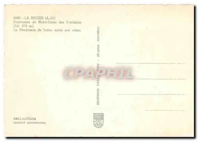 La Brigue (Alpes-Maritimes) — Świątynia Najświętszej Maryi Panny z Fontaines — J. Canavesio, XV wiek — Rewers