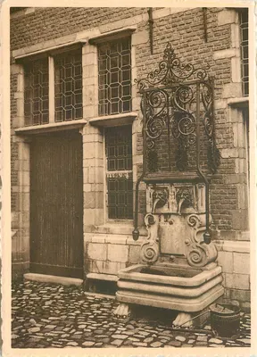 Fonte da Casa Rubens - Anvers — Editada por Etn. Thill, Bruxelas