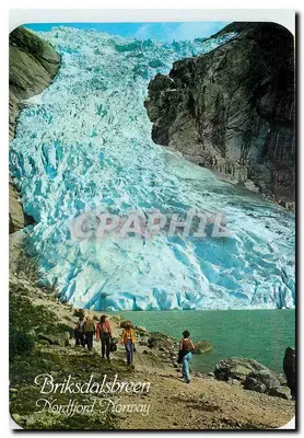 Briksdalsbreen — Glaciar de Nordfjord — editor Boks & Støyven, Oslo 2, Noruega, n° 6670/25