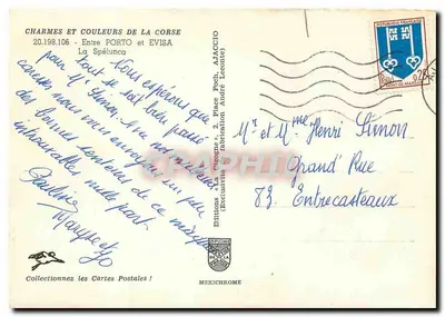 La Spélunca — Entre Porto e Evisa — Edições La Gligogne, MEXICHROME — Verso