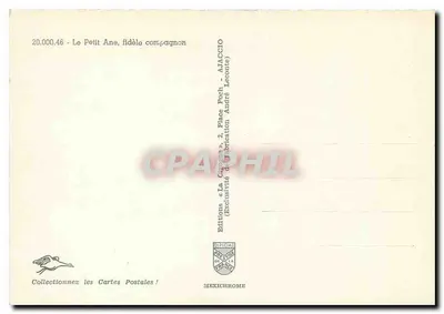 Das kleine Eselchen, treuer Begleiter — Editions DIPICIME — Nr. 20.000.46 — Rückseite