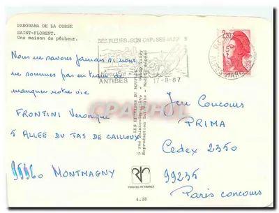 Saint-Florent — Uma casa de pescador — Edições Intitulée — Verso