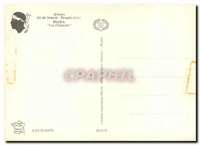 Les Calanche — Korsyka — Wydawca Comber — Rewers