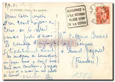 Ile Rousse (Korsyka) — Ogólny widok — Wydawnictwo Sztuki Paris — Rewers