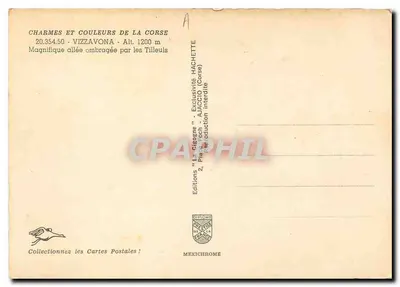 Vizzavona — Cienista Aleja Tylułów — Wydawnictwo Diplôme — Rewers