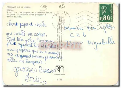 Porto — panorama costero y castillo — Les Éditions du Novateur — Reverso