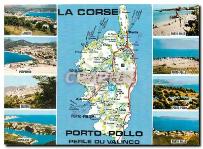 Córsega — Carta Michelin N°90 — Éditions S.M.D.
