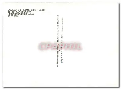 O Bourbonnais — Em Percorrendo — Edições de Arte YVO/7 — Verso