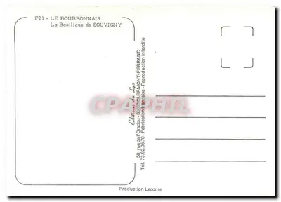 A Basílica de Souvigny — O Bourbonnais — Éditions du Lys — Verso