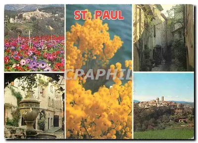 सेंट पॉल — शहर के दृश्य, फूल और गलियां — प्रेस डिफ्यूज़न, संख्या 06.128.24