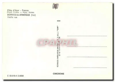 Bormes-les-Mimosas — Stara ulica — Cimcrome — Rewers