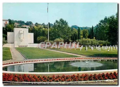 Draguignan (Var) — Cemitério militar americano — Imprimeur Combier