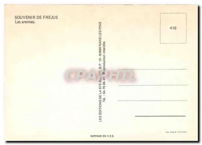 Frejus — Areny — Wydawnictwo Ste-Baume — Rewers