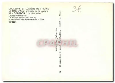 Gourdon — La Sarrazine — Éditions Yvon — Rewers