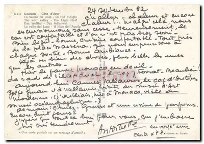 Le Nido dell'Aquila — Vale do Loup — Editor não identificado — Verso