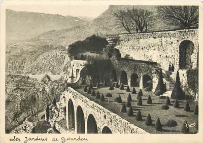 Jardins de Gourdon — vista panorâmica — editor Immar, n°94