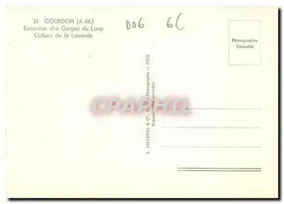 Gourdon (A.M.) — Cultivo da Lavanda — L. Gilletta & Cie, Editor, Nice — Verso