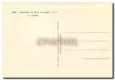 Santuário de N.-D. de Laghet (A.-M.) — A Capela — Os Artistas Poysegristas (P.-de-D.) — Verso