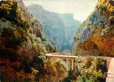 Gorges do Loup — Ponte sobre o Loup — Éditions Génaud na França