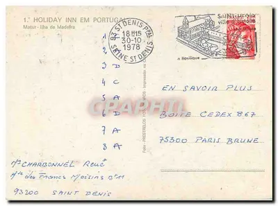 Holiday Inn — Matur - Wyspa Madeira — wydawca FOTO-PRESTRELOS — Rewers