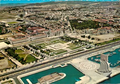 Belém — vista aérea — Portugal Turístico n° 755/25