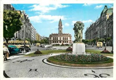 Praça dos Aliados — Porto — Éd. Fotografia Verdadeira, n° 596