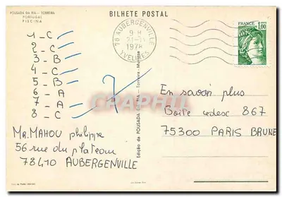 Piscina em Torreira — Pousada da Ría — Edição de Paulo Mendes — Verso