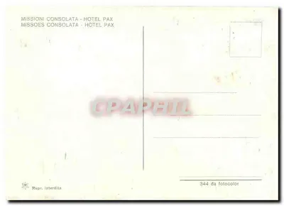 Hotel Pax — Missão Consolata — Editora Interdila, n° 344 — Verso