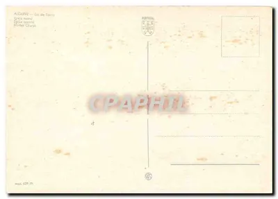 Matylnia święta w Luz de Tâmega — Algarve, Portugalia — Model 629 — Rewers