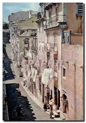 Lisboa antiga — rua do Bairro da Bica — editor J. Arthur Dixon, Ltd., Escócia