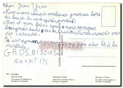 Serra do Gerês — panoramische uitzicht — Éditions Valdevez — Achterkant