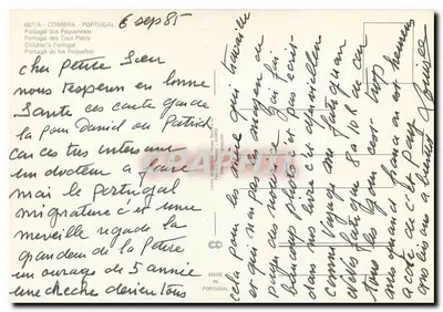 Portugal des Petits - Coimbra - Wydawca: Cerveira & Cia — Rewers
