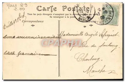 Rouen — Statua Napoleona I — ND Phot — Rewers