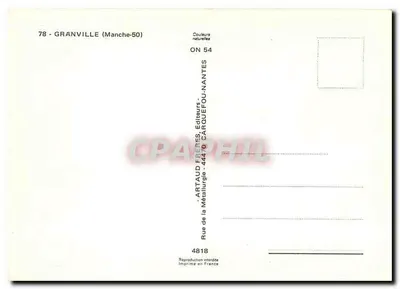 Granville e as Ilhas Chausey — Manche — Verso