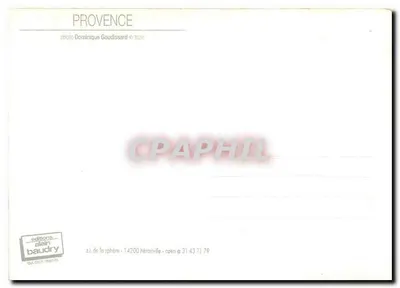 Provençaalse dorpje in bloei — uitgever éditions clain baudiry, serie-nummer 31295 — Achterkant
